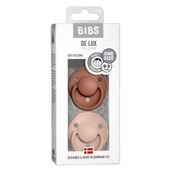 BIBS: Zestaw DE LUX ONE SIZE WOODCHUCK & BLUSH