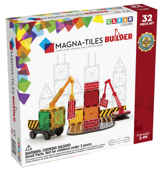 Magna-Tiles, Klocki Magnetyczne Builder 32 el.