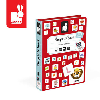 Janod: Magnetyczna układanka Polski Alfabet