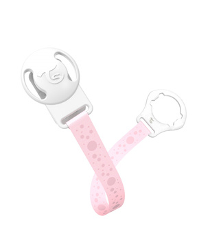 Twistshake: łańcuszek do smoczka, Różowy