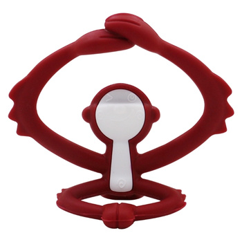 Mombella: Gryzak Zabawka Małpka Chimney Red