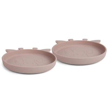nuuroo - 2 talerzyki silikonowe Giraf Woodrose