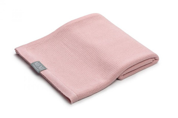 Memi: Bambusowy otulacz / lekki kocyk powder pink