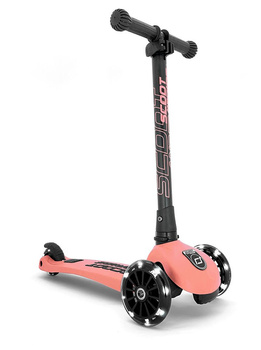 SCOOTANDRIDE: Hulajnoga Highwaykick 3 LED Peach
