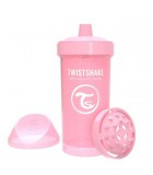 Twistshake: Kubek niekapek 360 ml różowy