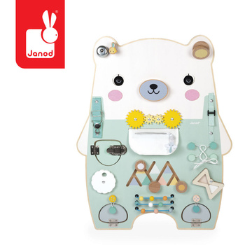 Janod Duża drewniana tablica manipulacyjna