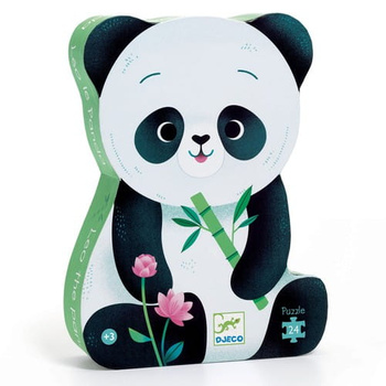 Djeco: Puzzle tekturowe PANDA LEO 24 el.
