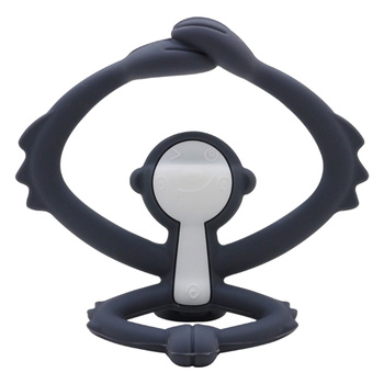 Mombella: Gryzak Zabawka Małpka Grey