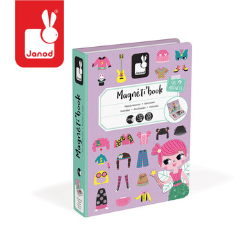 Janod - Magnetyczna układanka Kostiumy Dziewczynka