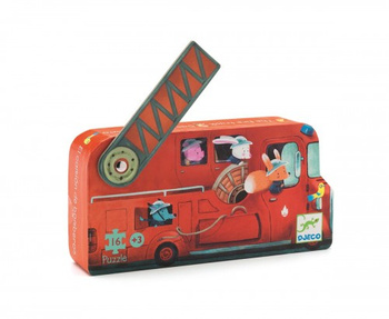 Djeco: Puzzle STRAŻ POŻARNA 16el. DJ07269