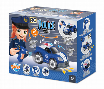 Wóz policyjny do skręcania zdalnie sterowany