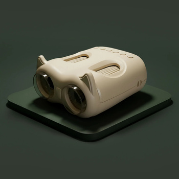 Kidlupe: Mikroskop z funkcją lornetki beżowy