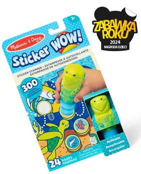 Sticker WOW! Stempelki z naklejkami Żółw Morski