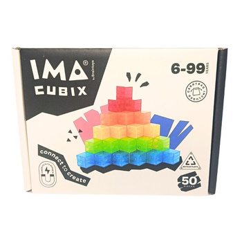 Imanix klocki magnetyczne CUBIX 50 elem. 350155