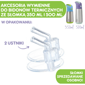 Ustniki zapasowe do bidonu termicznego, b.box