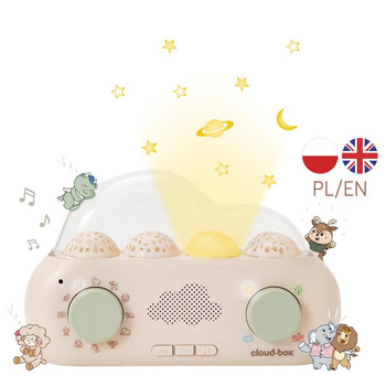 Muzyczny projektor z bajkami CloudBox - Pol- Ang