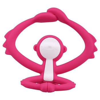 Mombella: Gryak Zabawka Małpka Light Pink
