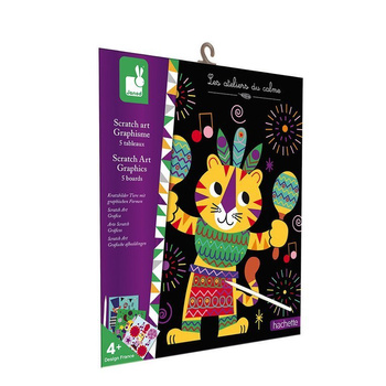 Janod: Zestaw kreatywny Do zdrapywania Zwierzątka