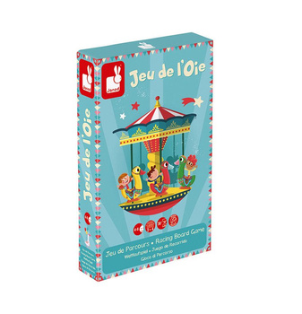 Janod: Gra wyścig Gąski na karuzeli Carrousel