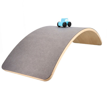 BALANSUJĄCA DESKA PÓŁKSIĘŻYC Z FILCEM