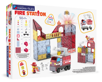 MAGNA-TILES® Klocki Magnetyczne Fire Station 50 el