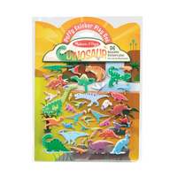 Melissa&Doug: Naklejki wypukłe wielorazowe Dinozau