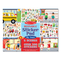 Melissa&Doug - Naklejki wielorazowe Miasto
