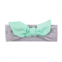 UL&KA - Opaska 6-12 mies Szarak z miętówką