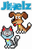 Fat Brain Toy: Puzzelki Pixelki Jixelz Animal 700