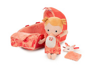 LILLIPUTIENS Lalka dzidziuś w gondoli z komfortere