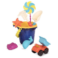 B.Toys: Wiaderko średnie z akcesoriami do piasku