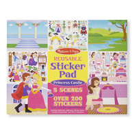 Melissa&Doug - Naklejki wielorazowe księżniczki 