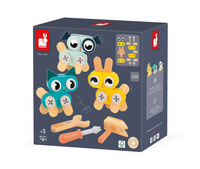 Janod Drewniane zwierzątka do składania Brico'Kids