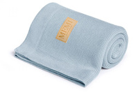Memi: Bambusowy kocyk 80x100 baby blue
