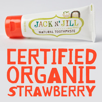 Jack N'Jill: Naturalna Pasta do zębów truskawka 