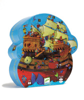 Djeco: Puzzle tekturowe STATEK PIRACKI 54 el